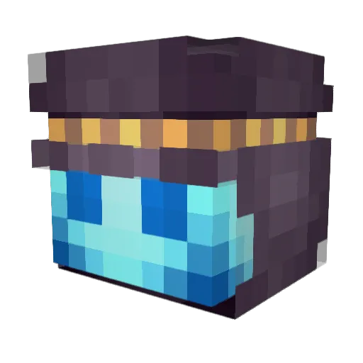 AncientCloak Minecraft avatar head, 3D render