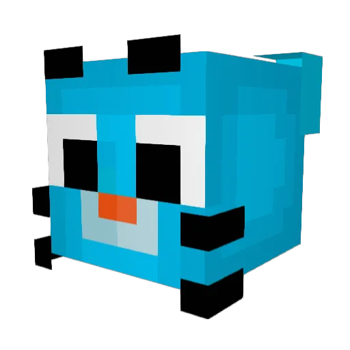 AncientDounut Minecraft avatar head, 3D render