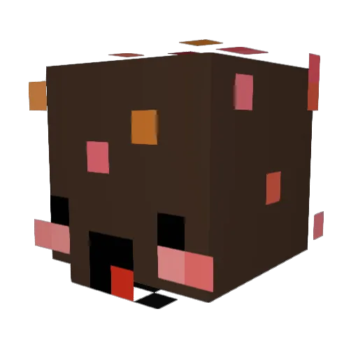 AncientEx0 Minecraft avatar head, 3D render