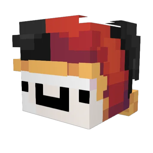 Minecraft-Avatar von AncientFool: Kopf als 3D-Render