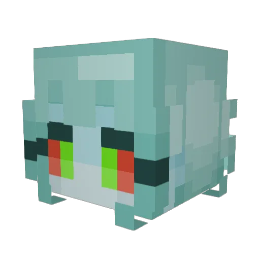 AncientGoober Minecraft avatar head, 3D render