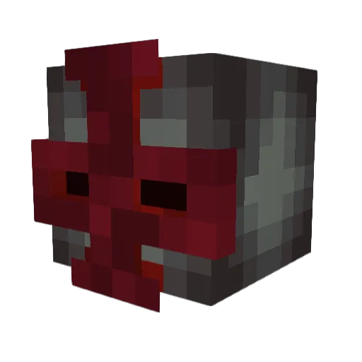AncientGorgon28 Minecraft avatar head, 3D render