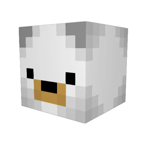 AncientMiner1 Minecraft avatar head, 3D render