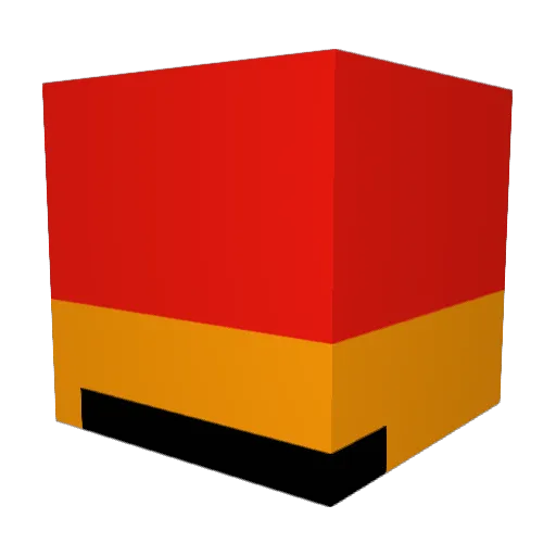 AncientNetherite Minecraft avatar head, 3D render