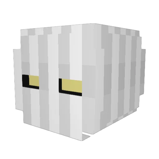Ancient_Pizza Minecraft avatar head, 3D render