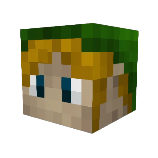 Ancientgu150 Minecraft avatar head, 3D render