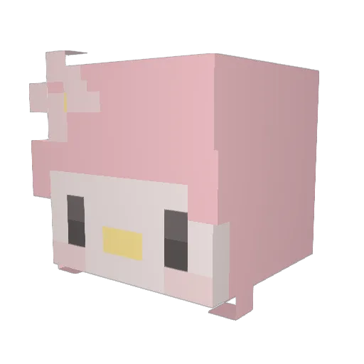 Ancipitis2 Minecraft avatar head, 3D render