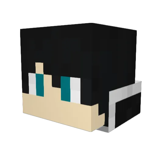 Anckroyd Minecraft avatar head, 3D render