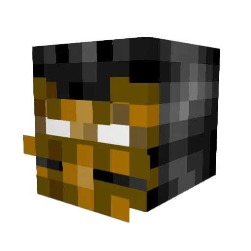 Ancona69 Minecraft avatar head, 3D render