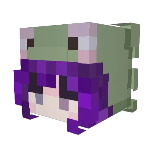 And13013 Minecraft avatar head, 3D render