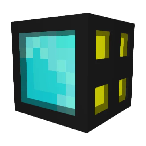 AndBand Minecraft avatar head, 3D render
