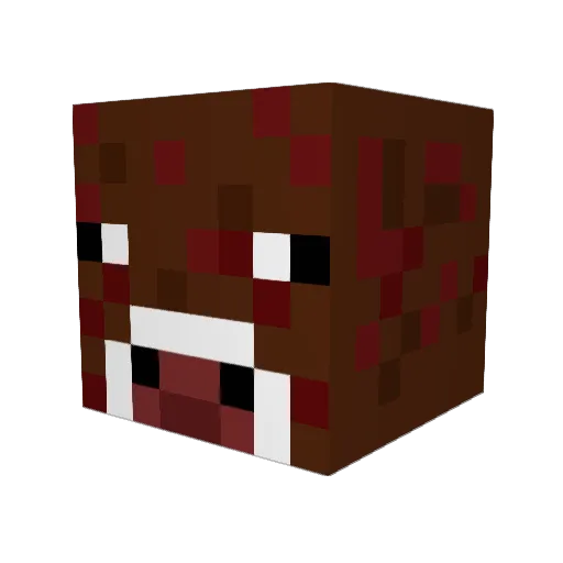AndDiet Minecraft avatar head, 3D render