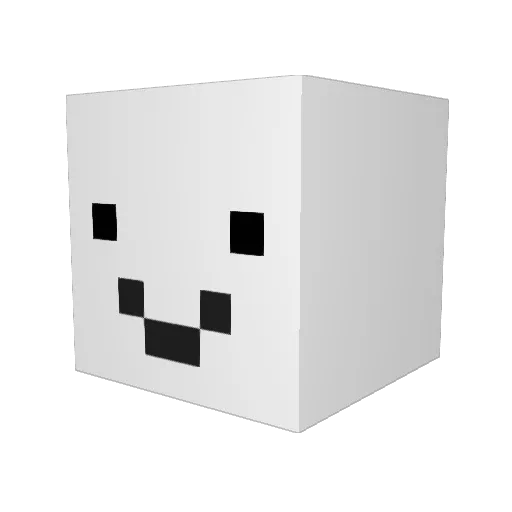 AndTempest Minecraft avatar head, 3D render