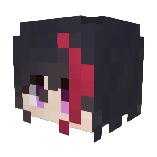 Andaruzoo7 Minecraft avatar head, 3D render