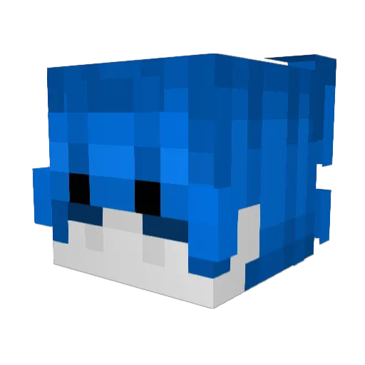 Andathor Minecraft avatar head, 3D render