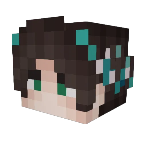Anddezide001 Minecraft avatar head, 3D render