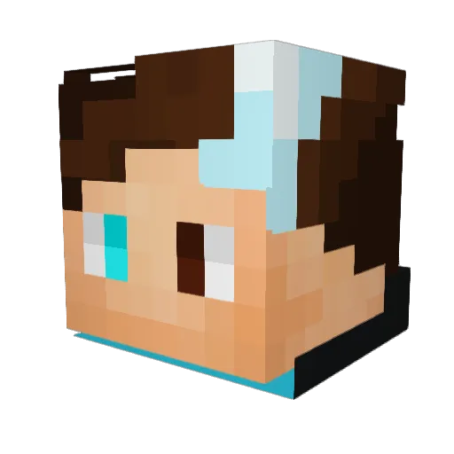 Anddg2010 Minecraft avatar head, 3D render