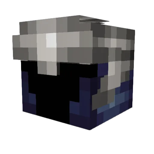 Andeloth Minecraft avatar head, 3D render