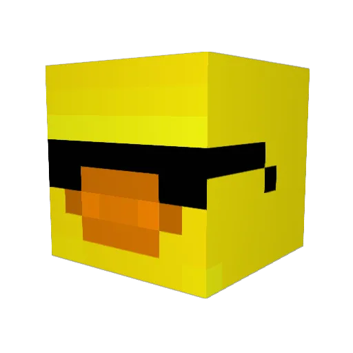 AndenvhV7 Minecraft avatar head, 3D render