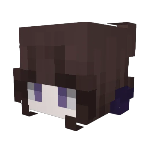 Andeo_ Minecraft avatar head, 3D render