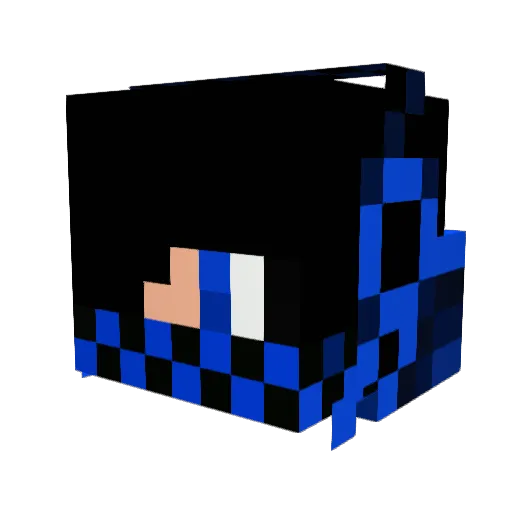 Ander2003 Minecraft avatar head, 3D render