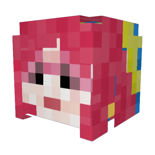AnderAfterNooner Minecraft avatar head, 3D render