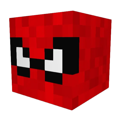 Anderothh Minecraft avatar head, 3D render