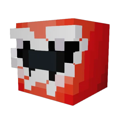 Anders1112 Minecraft avatar head, 3D render