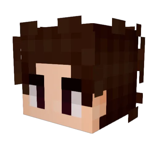 AndersMattson12 Minecraft avatar head, 3D render