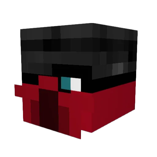 AndersTheGamer Minecraft avatar head, 3D render