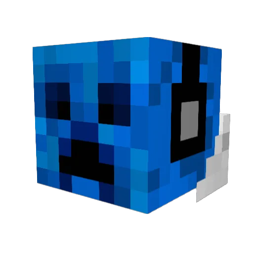 Anders_1_2_3 Minecraft avatar head, 3D render