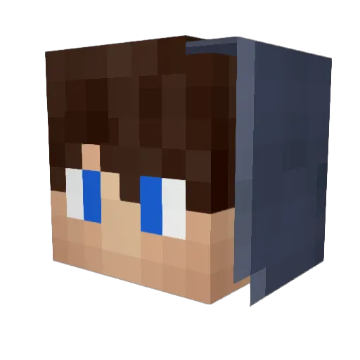 Anders_cool Minecraft avatar head, 3D render