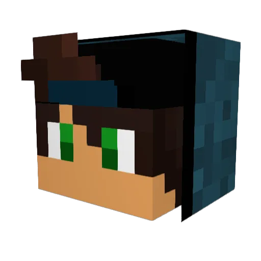Andersen31 Minecraft avatar head, 3D render