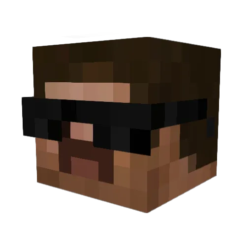 Anderson_CZ Minecraft avatar head, 3D render