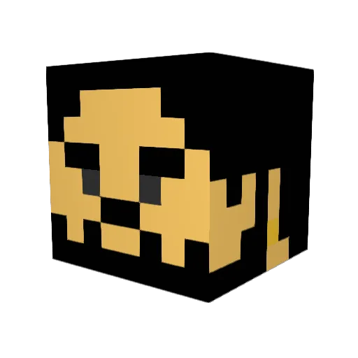 Andersthepanda Minecraft avatar head, 3D render