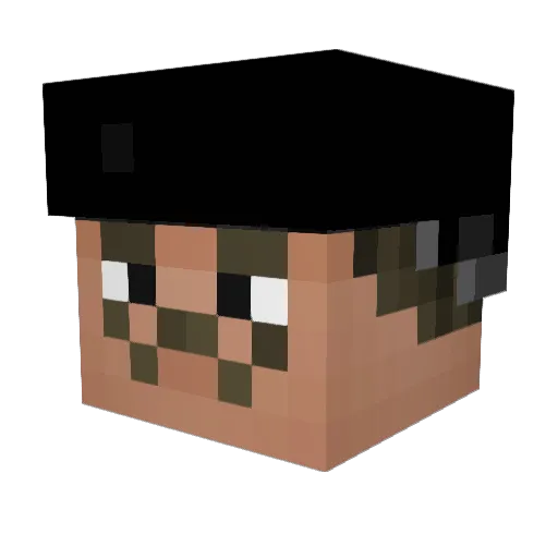 Andhrimnir321 Minecraft avatar head, 3D render