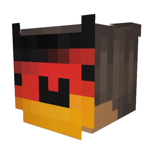 Andi173 Minecraft avatar head, 3D render