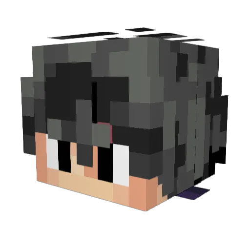 AndiOnMc Minecraft avatar head, 3D render