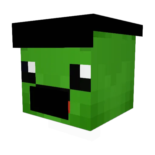 Andi_box1 Minecraft avatar head, 3D render