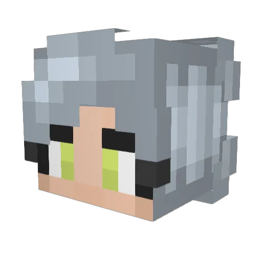 Andika95 Minecraft avatar head, 3D render