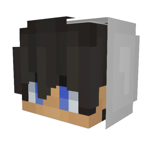 Andimester10 Minecraft avatar head, 3D render