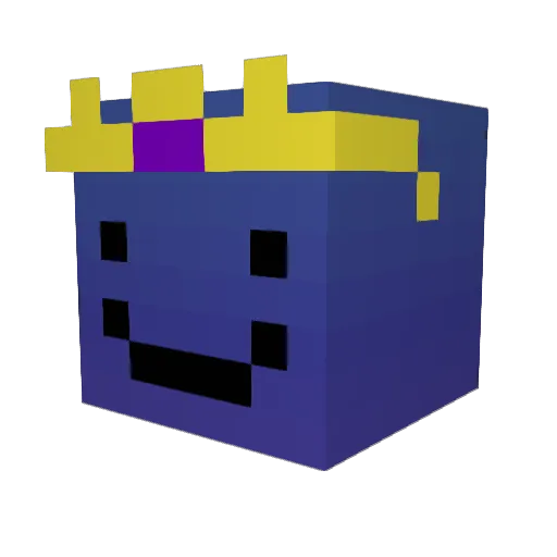 Andipirat Minecraft avatar head, 3D render