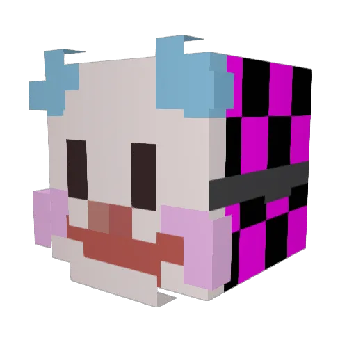 AndliEmre Minecraft avatar head, 3D render