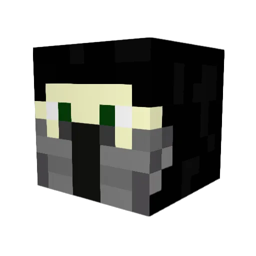 Ando2099 Minecraft avatar head, 3D render