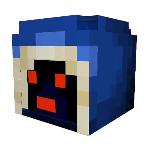 Ando996 Minecraft avatar head, 3D render