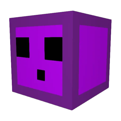 AndoBug Minecraft avatar head, 3D render