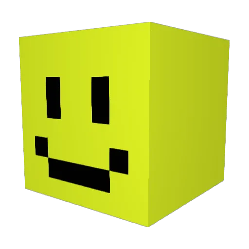 AndoJones Minecraft avatar head, 3D render