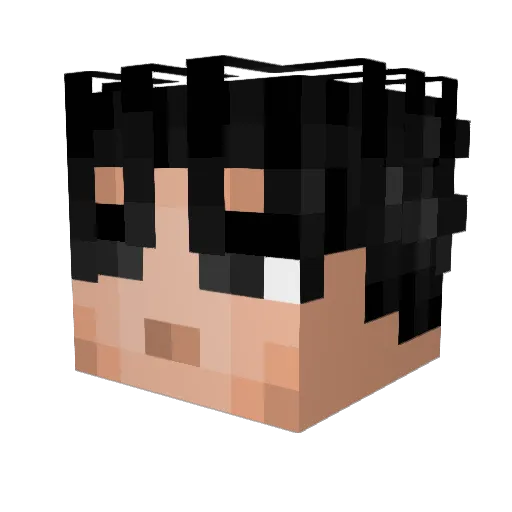 AndolyedZ Minecraft avatar head, 3D render