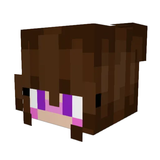 AndorCassian Minecraft avatar head, 3D render
