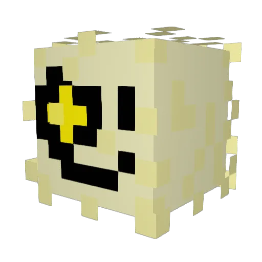 Andora_9 Minecraft avatar head, 3D render